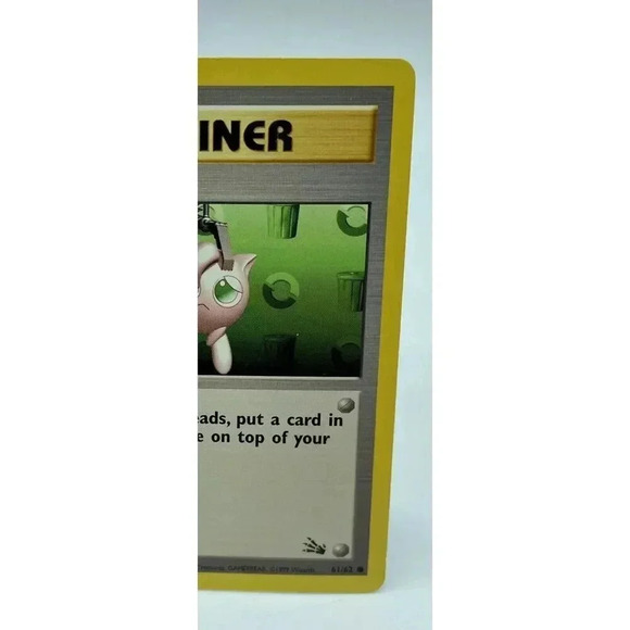 Recycle 61/62 Trainer Fossil Set Non-Holo Vintage 1999 Pokemon TCG LP - Picture 3 of 6